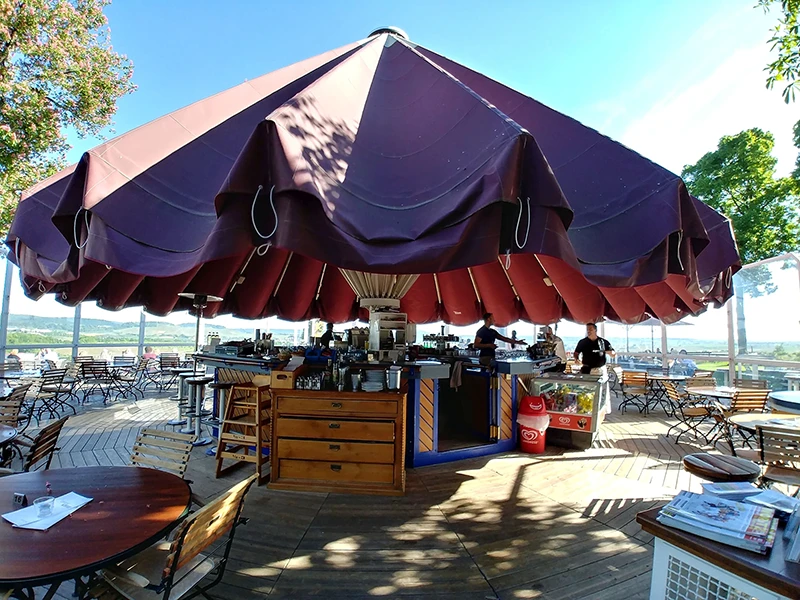 Burg Stettenfels – Biergarten und Schirmbar