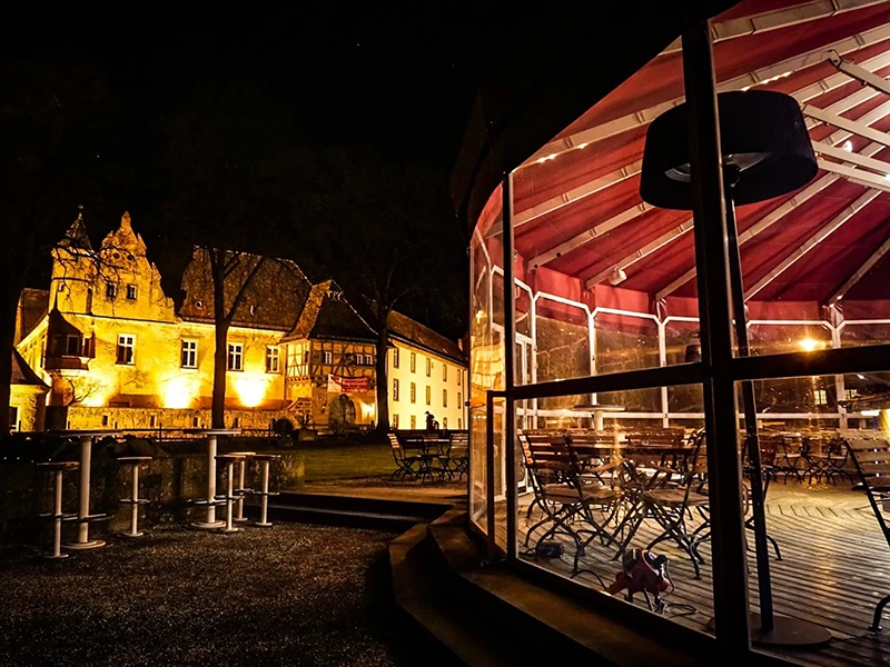 Burg Stettenfels – Biergarten und Schirmbar