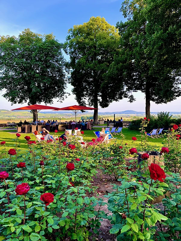 Burg Stettenfels – Biergarten und Schirmbar