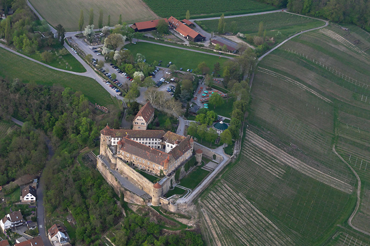 Burg Stettenfels Luftbild